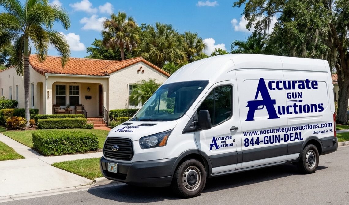 Secure firearm pickup van Orlando FL - Accurate Gun Auctions