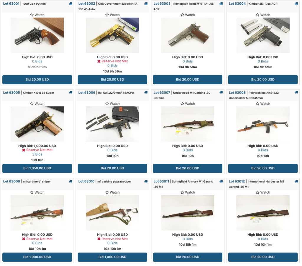 Lot   Colt Python Revolver Displayed on a White Background Informational Auction Image